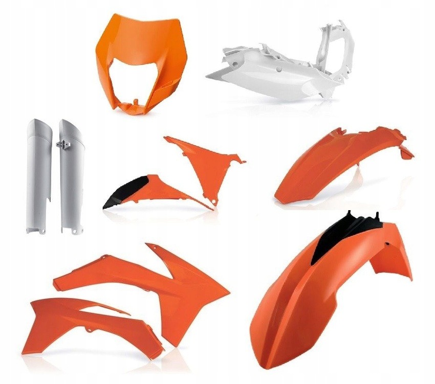 Acerbis kompletná sada plastov pre Ktm Exc F 125 200 250 350 450 2012 2013