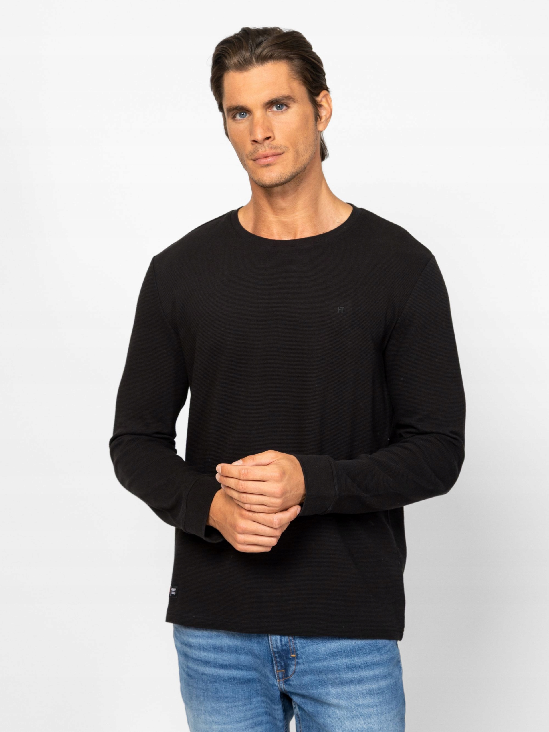 Heavy Tools Pánské Tričko S Dlouhým Rukávem Chambers Black Černá M