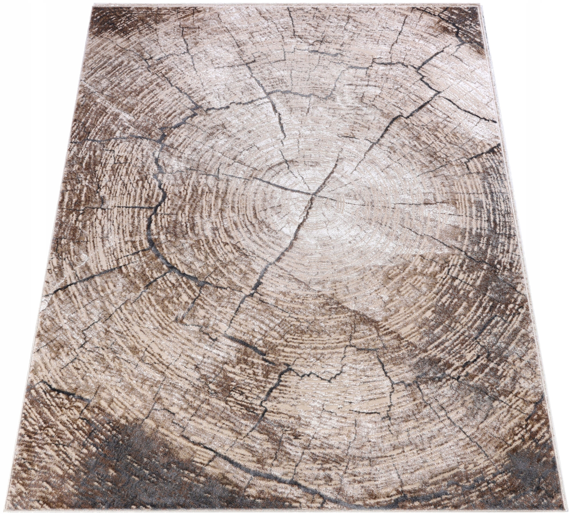 Koberec Komo 250x350 Stylový Moderní s Leskem béžová hnědá v18