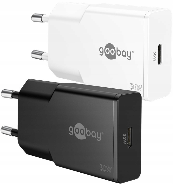 Szybka ładowarka sieciowa USB-C PD GaN Slim 30W