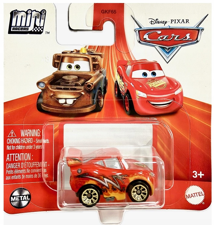 AUTA CARS MINI RACERS SAMOCHODZIK ZYGZAK MCQUEEN SMOK GKF65 HLV23