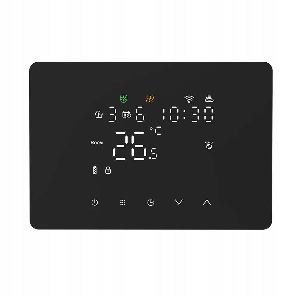 Termostat Pokojový Panel Dotykový Led Displej ZigBee Bla Tuya Smart