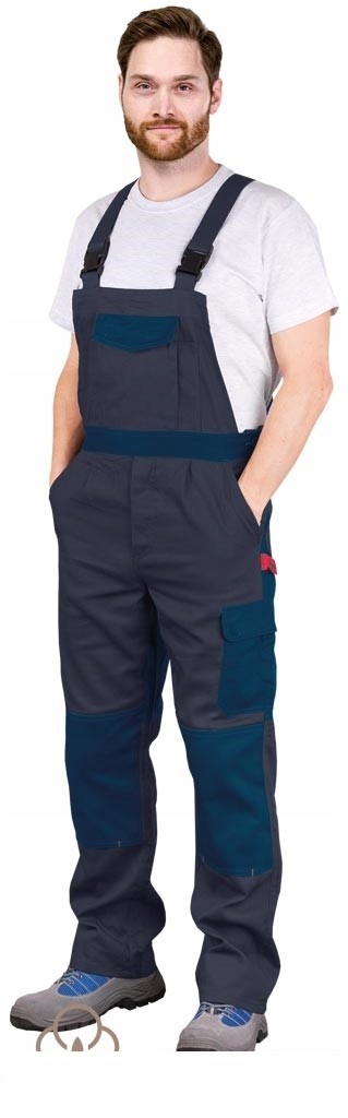Ochranné Kalhoty Zahradnické Reis Bomull-b 62 Tmavě Šedo-modré