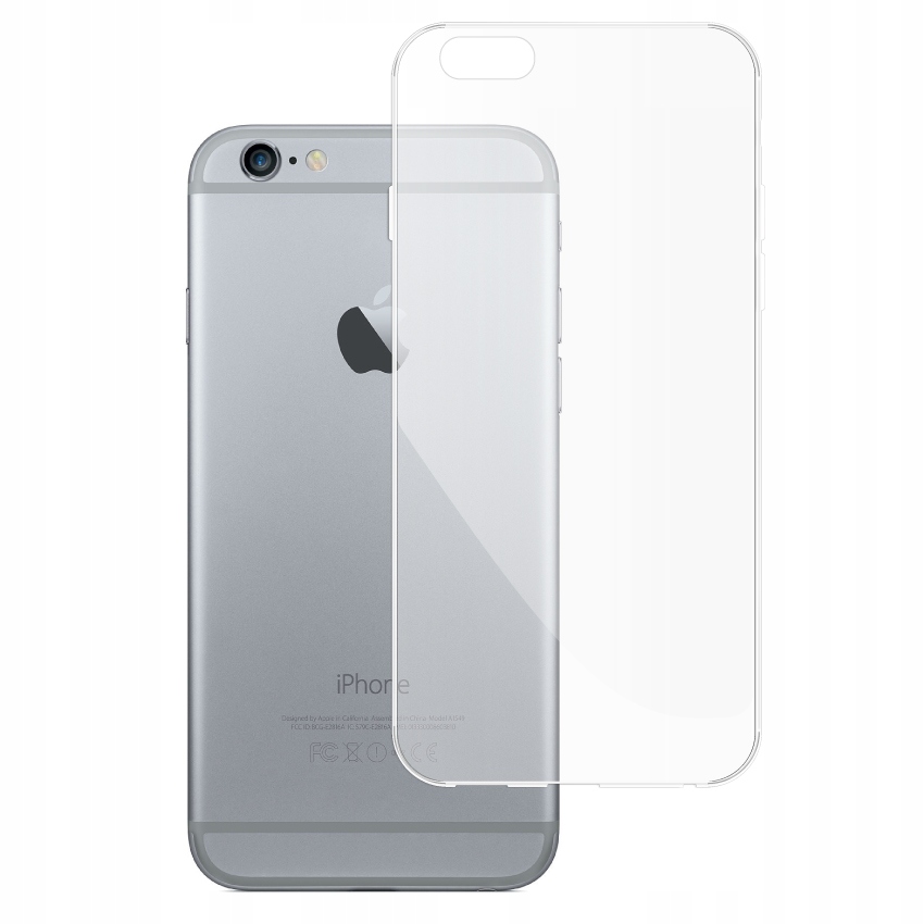

Etui do Iphone 6 6S gumowe Slim Clear View