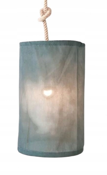 Madre Selva ľanová stropná lampa Sky E27 ľanové tienidlo 60x35 cm
