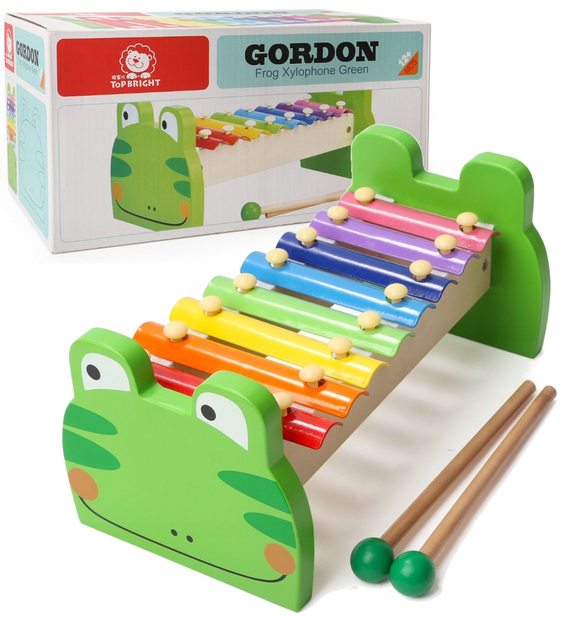 

Top Bright Cymbałki drewniane Montessori Żabka