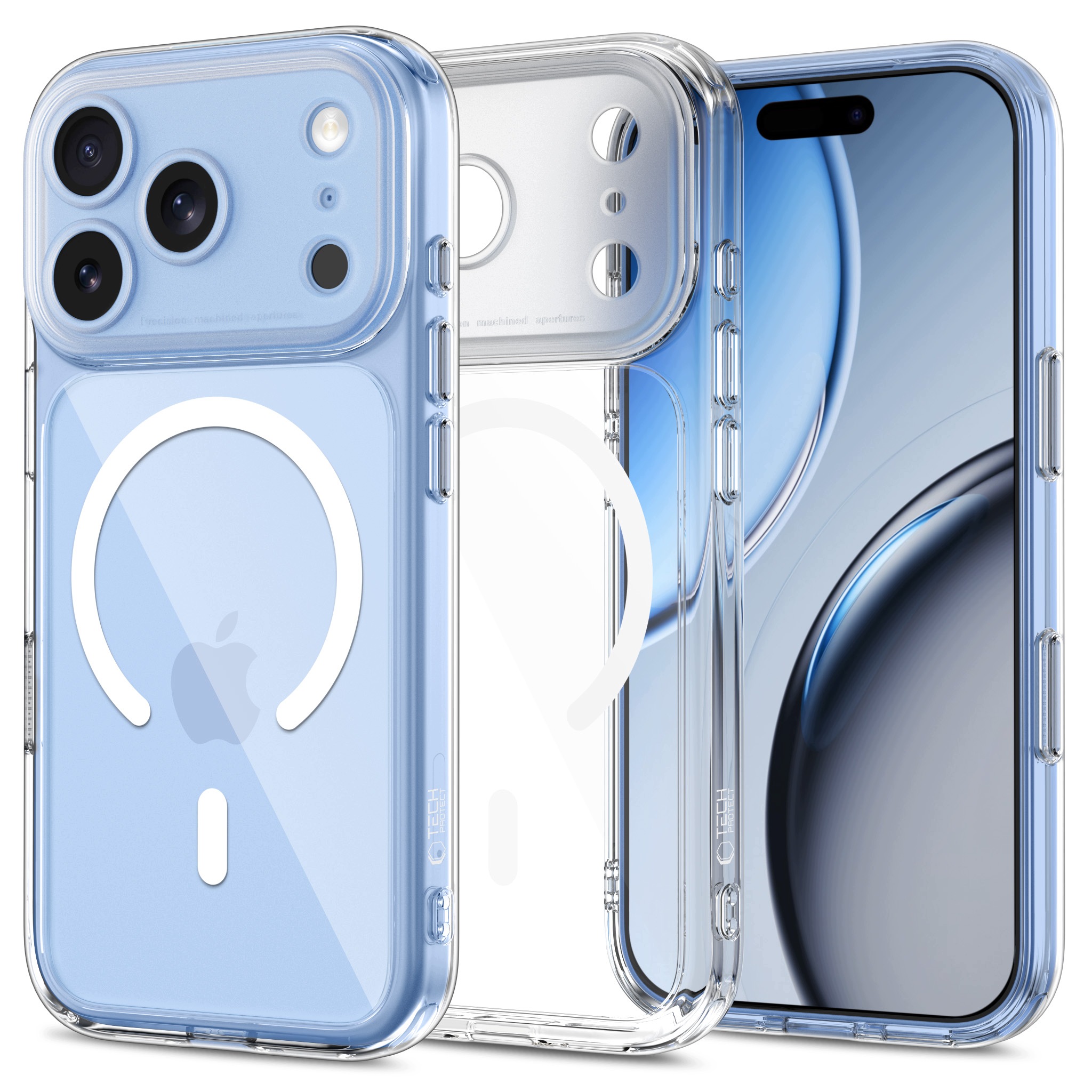 Tech- Protect Magpeak MagSafe Cc iPhone 17 Pro 18 Pro Clear Tech- Protect