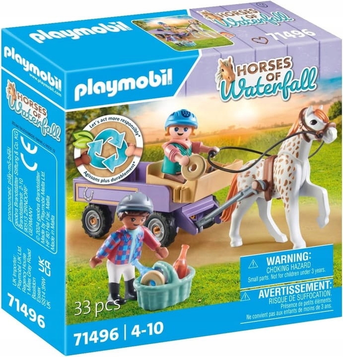 PLAYMOBIL 71496 HORSES OF WATERFALL Powóz kucyków