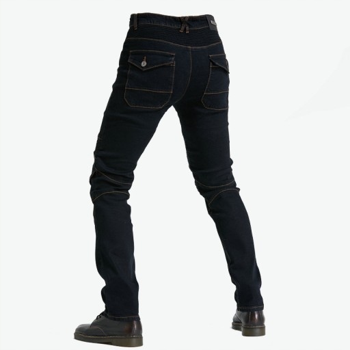 SPODNIE MOTOCYKLOWE MĘSKIE JEANSY Rozmiar 4XL