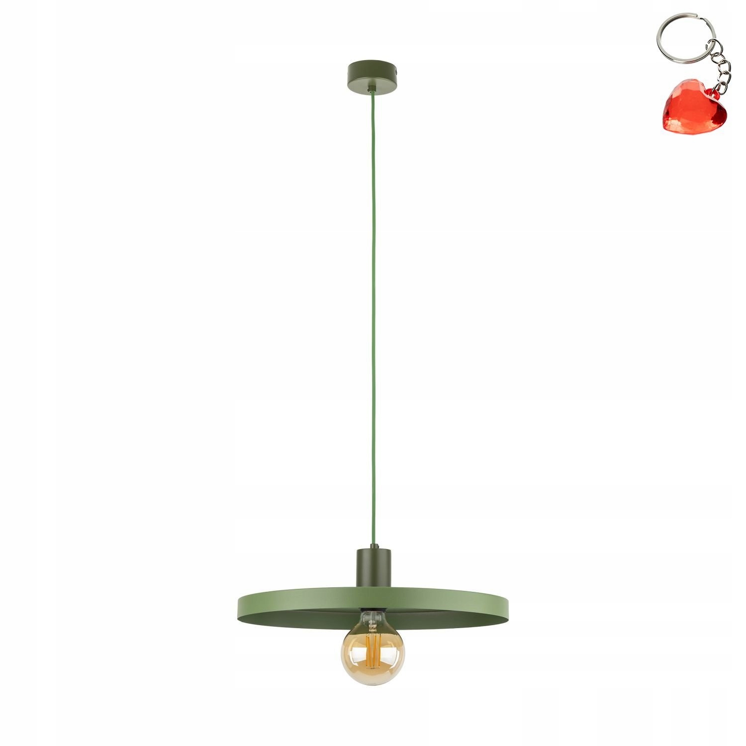 Lampa wisząca Sila Green Peapod 40 10762 Tk Lighting