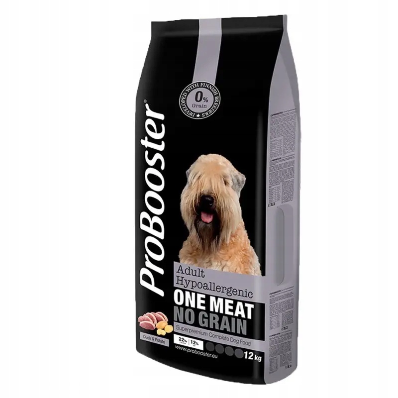 ProBooster Adult Hypoallergenic Kachna 12 kg suché krmivo pro psy z Finska