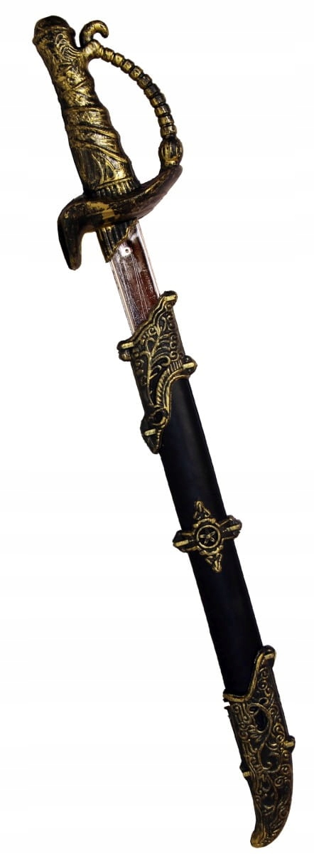 Plastikowy miecz pirata 52cm Rodzaj inny