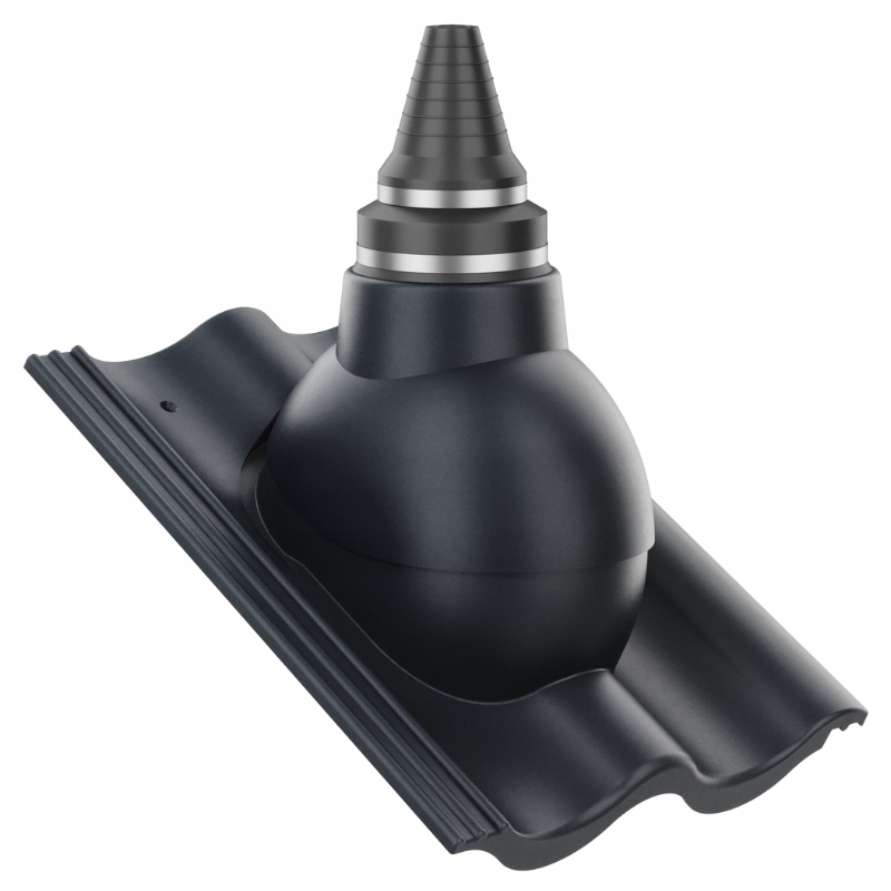 Anténní přechod, těsný střešní průchod Sigma Grafitový