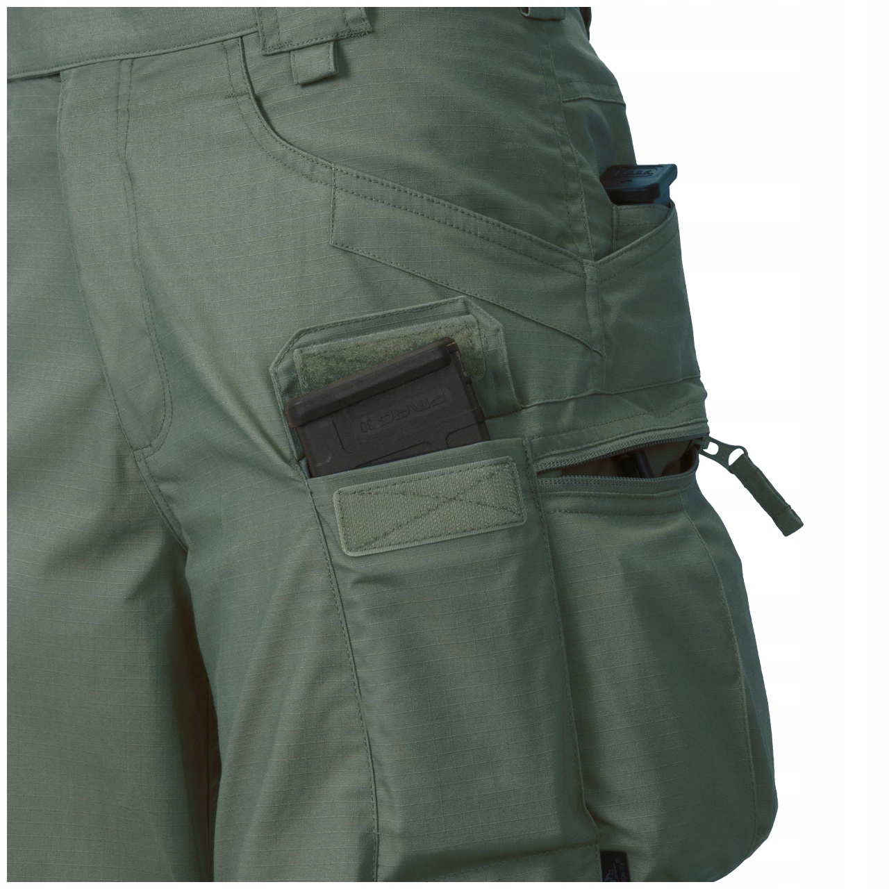 SPODENKI KRÓTKIE MESKIE BÓJOWKI HELIKON UTS 11 WOJSKOWE Olive Drab 3XL Kolor zielony