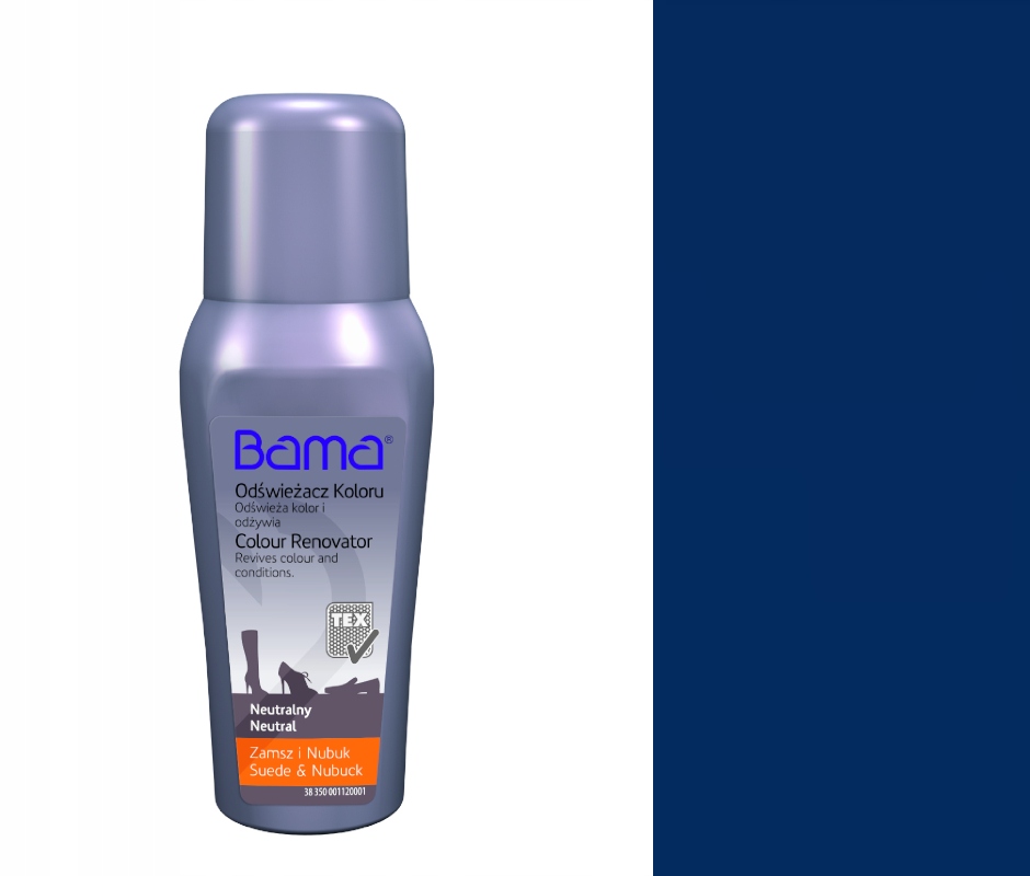

Granatowa Farba Bama do Butów Zamszu Nubuku 75ml