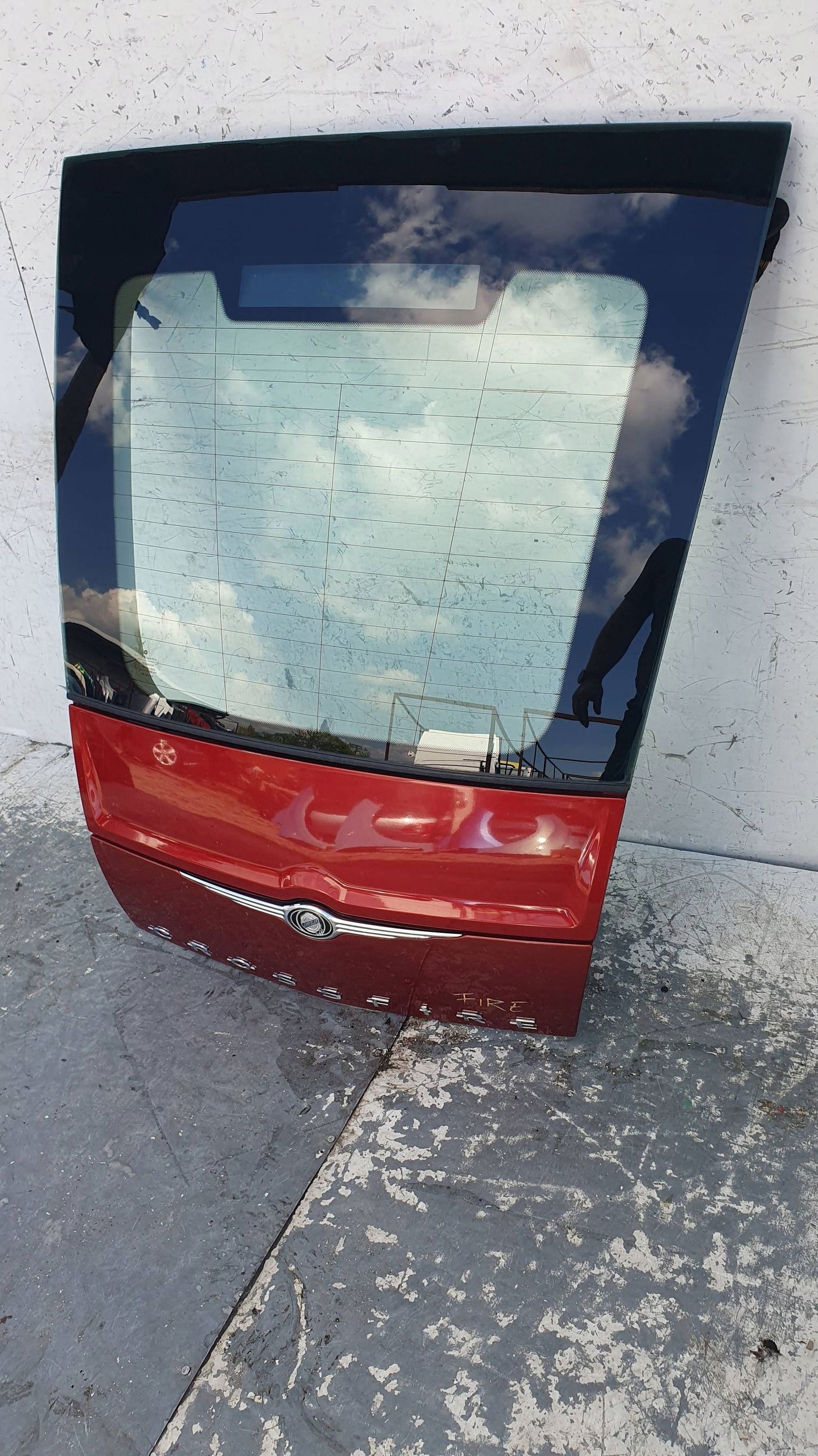 Chrysler Crossfire boot doors rear part boot