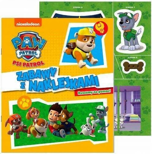 

Psi Patrol Zabawy Z Naklejkami Naklejki