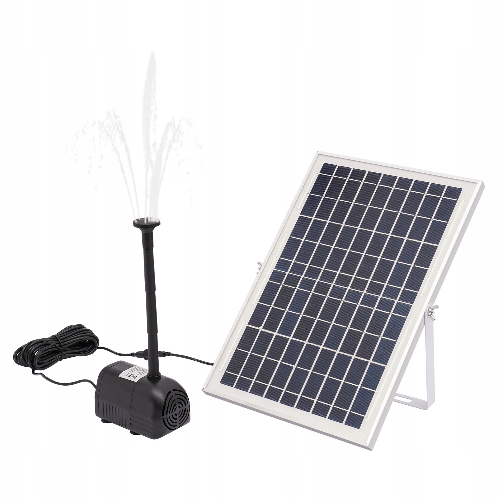 10W 2M 1000L/H Fontána S Solárním Vodním Čerpadlem
