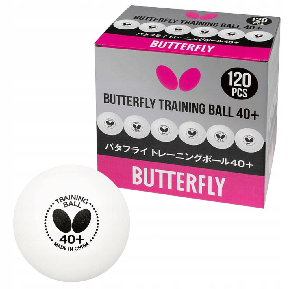 Butterfly Easy Ball 40+ 120 Kusů Míček Bílý