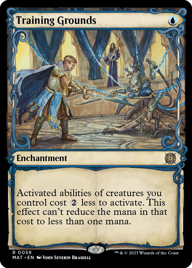 Mtg Training Grounds *Showcase* Foil (r)