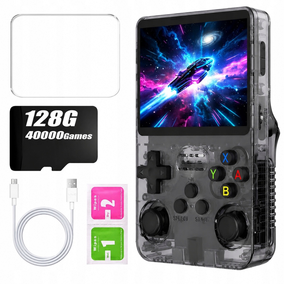 3.5" Ips Konsola Przenośna 128GB 40000+ Gier Retro