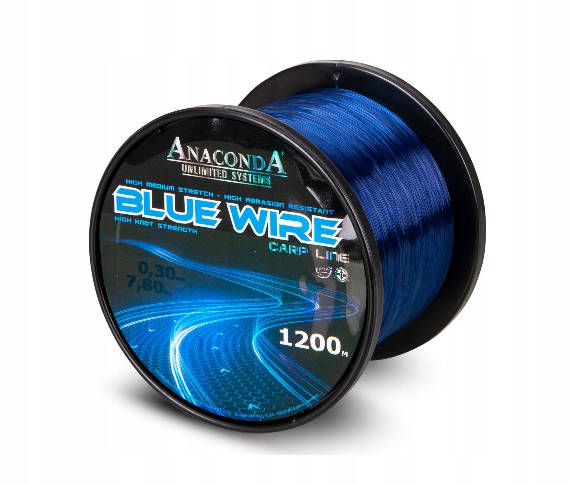 ŻYŁKA SANGER ANACONDA BLUE WIRE 0,30mm/1200m Marka Anaconda