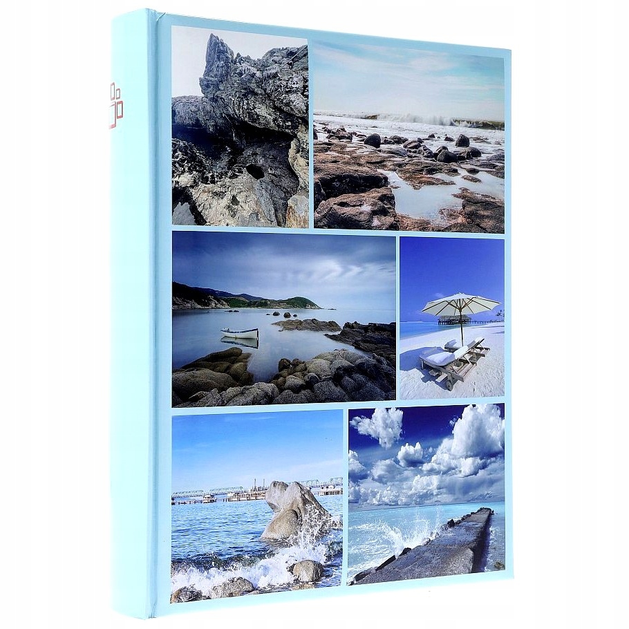KLASYCZNY ALBUM NA 200 ZDJĘĆ 10x15 Z OPISEM SZYTY ZDJĘCIA WSUWANE KIESZENIE