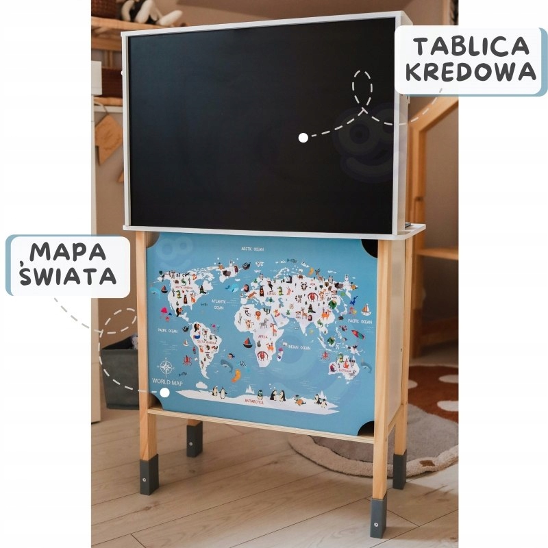 ДЕРЕВ'ЯНА ІНТЕРАКТИВНА КУХНЯ ДЛЯ ДІТЕЙ 9 В 1 + ДОШКА ДЛЯ ПРАЛЬНОЇ МАШИНИ АКСЕСУАРИ Бренд без бренду