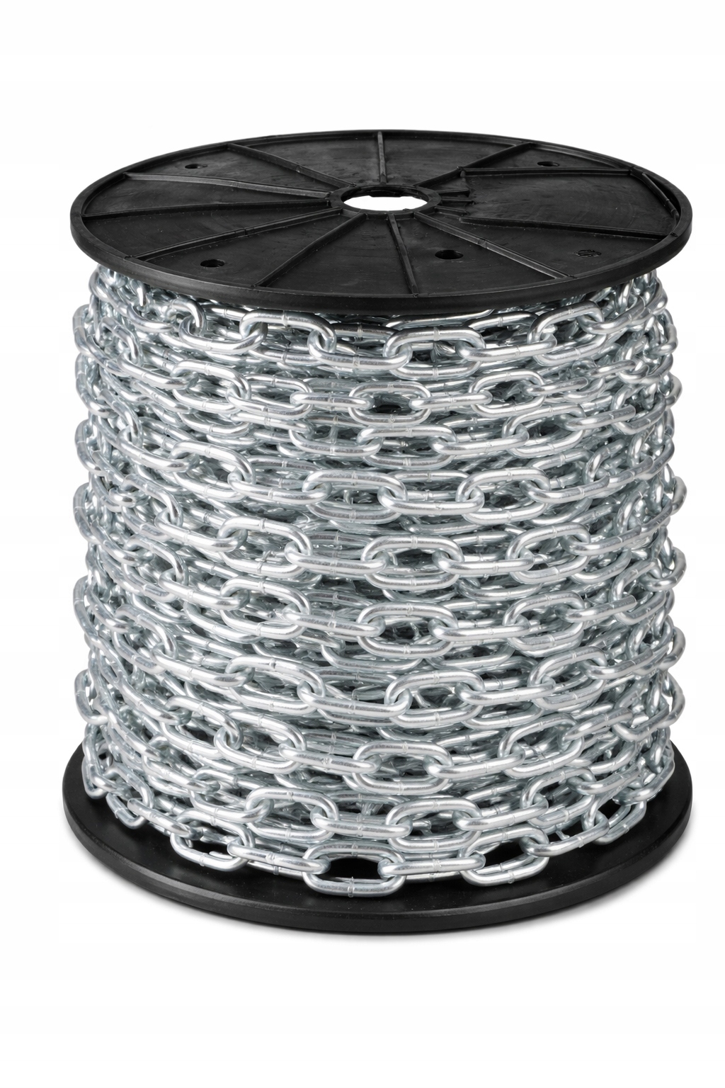 Hospodářský řetěz 4 mm 20 m pozink DIN5685/A krátký D1 ocel 500 kg