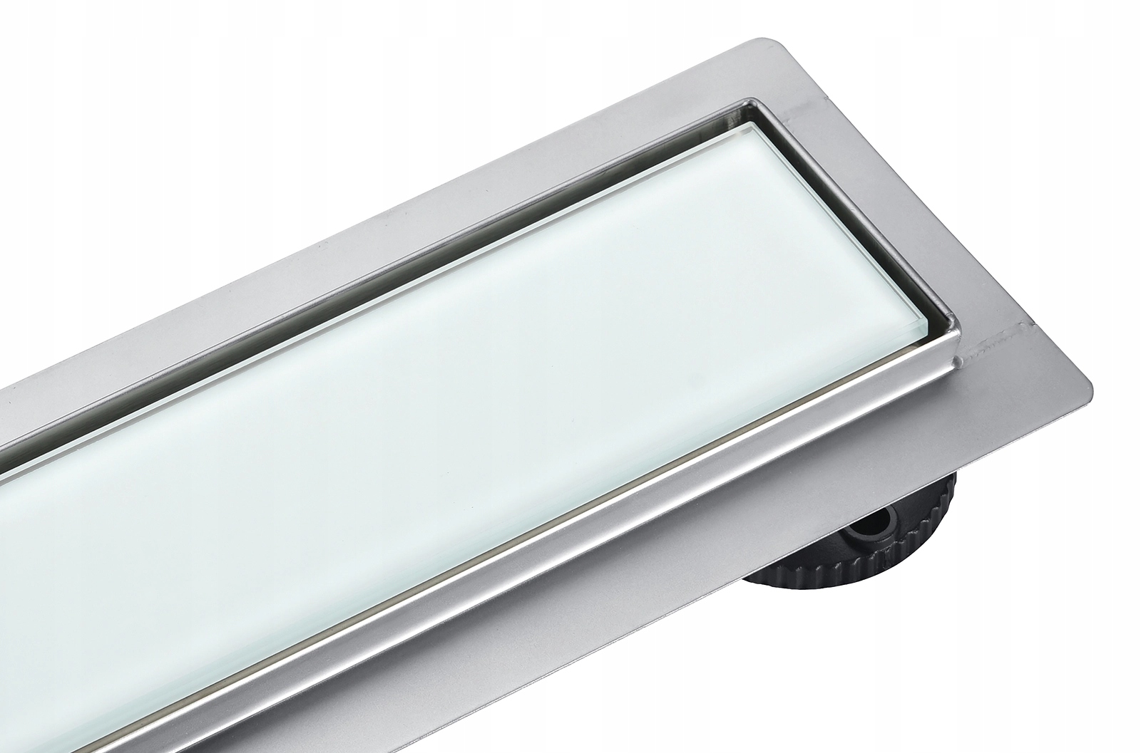 Balneo G-Drain Next Lineárny odtok 90 cm so skleneným panelom Milky Milky90N