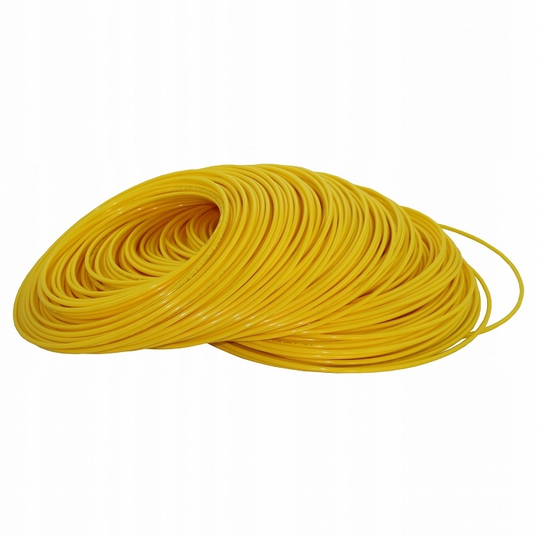 WĘŻYK WĄŻ DO LODÓWKI ODWRÓCONEJ OSMOZY 1/4'' ŻÓŁTY