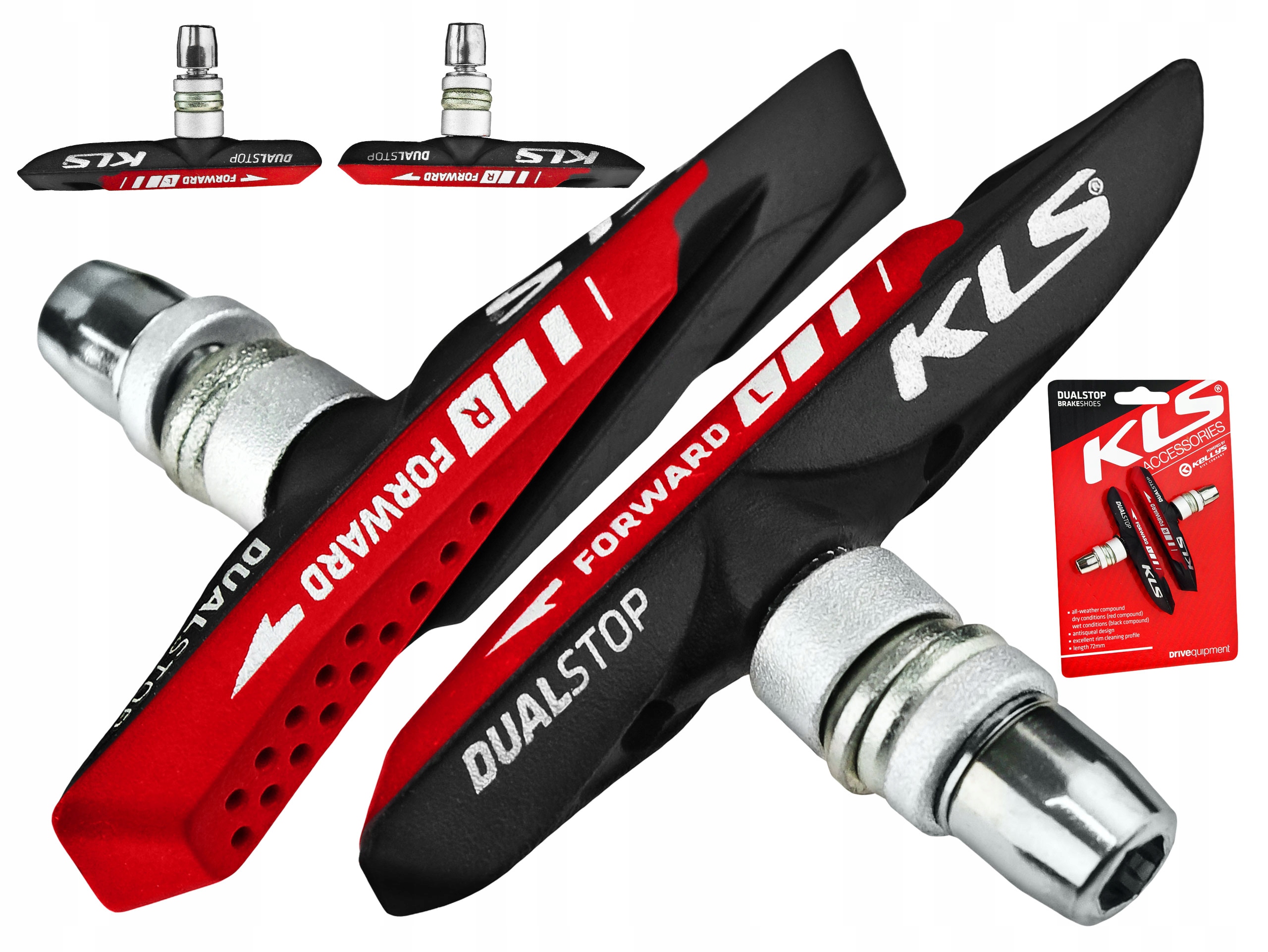 

Klocki Hamulcowe Kellys Dualstop V-02 V-brake
