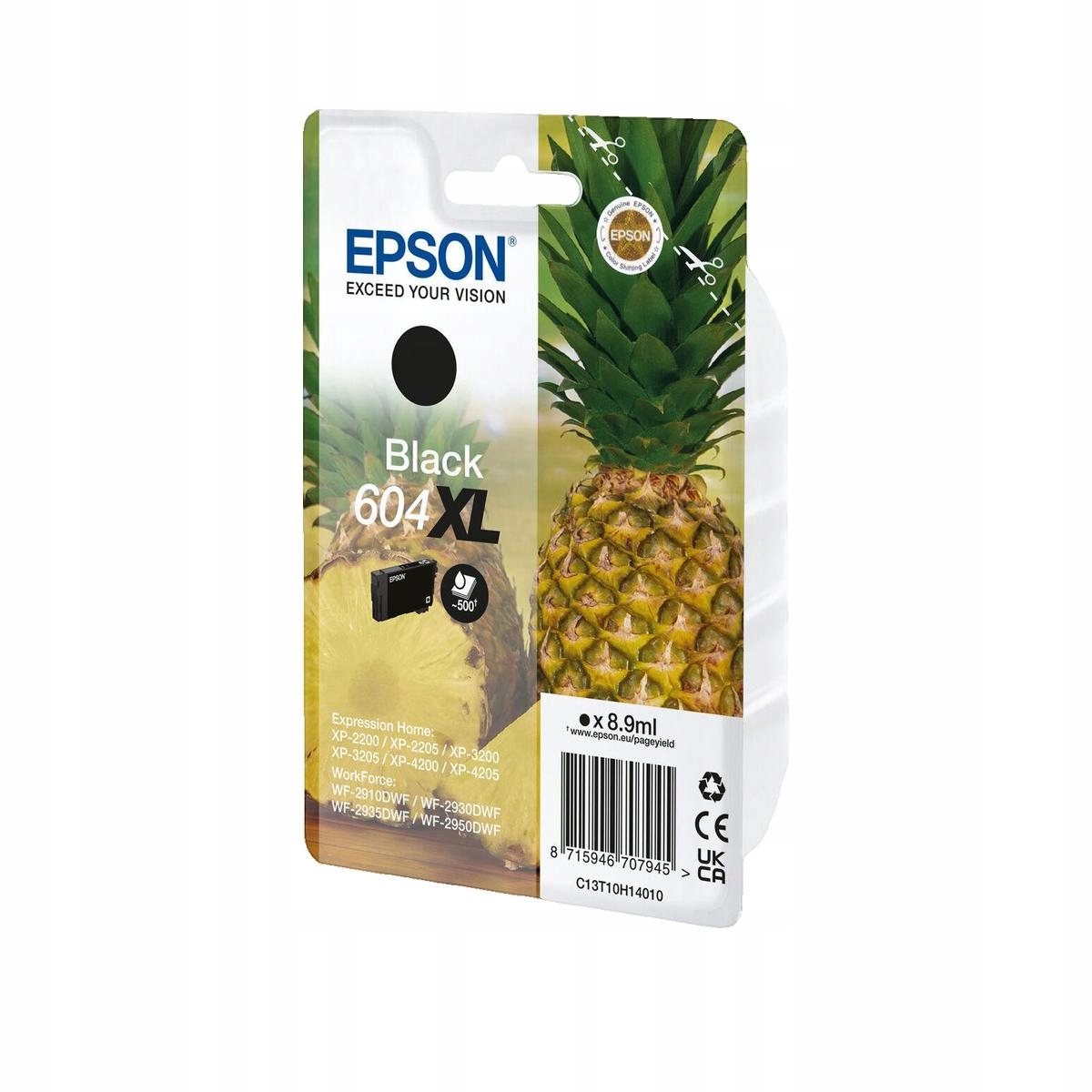 Toner Epson 604XL černý 8,9 ml
