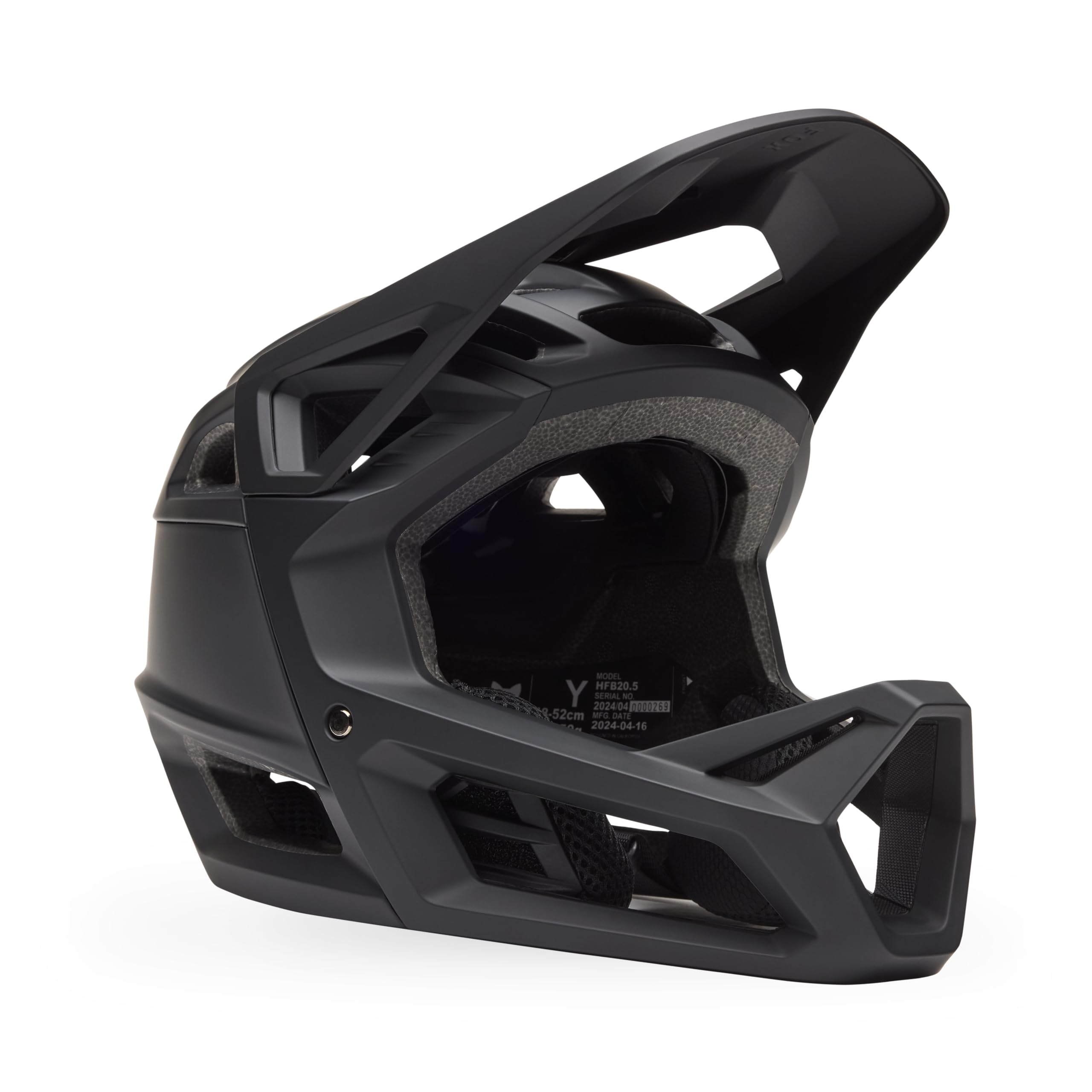 Cyklistická prilba Fox Proframe Junior full face matná čierna Xs