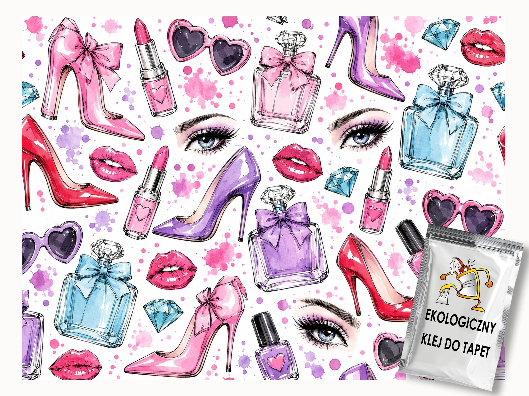 Fototapeta Flizelina Glamour Móda Krása Kosmetika Fashion 416x254 130g