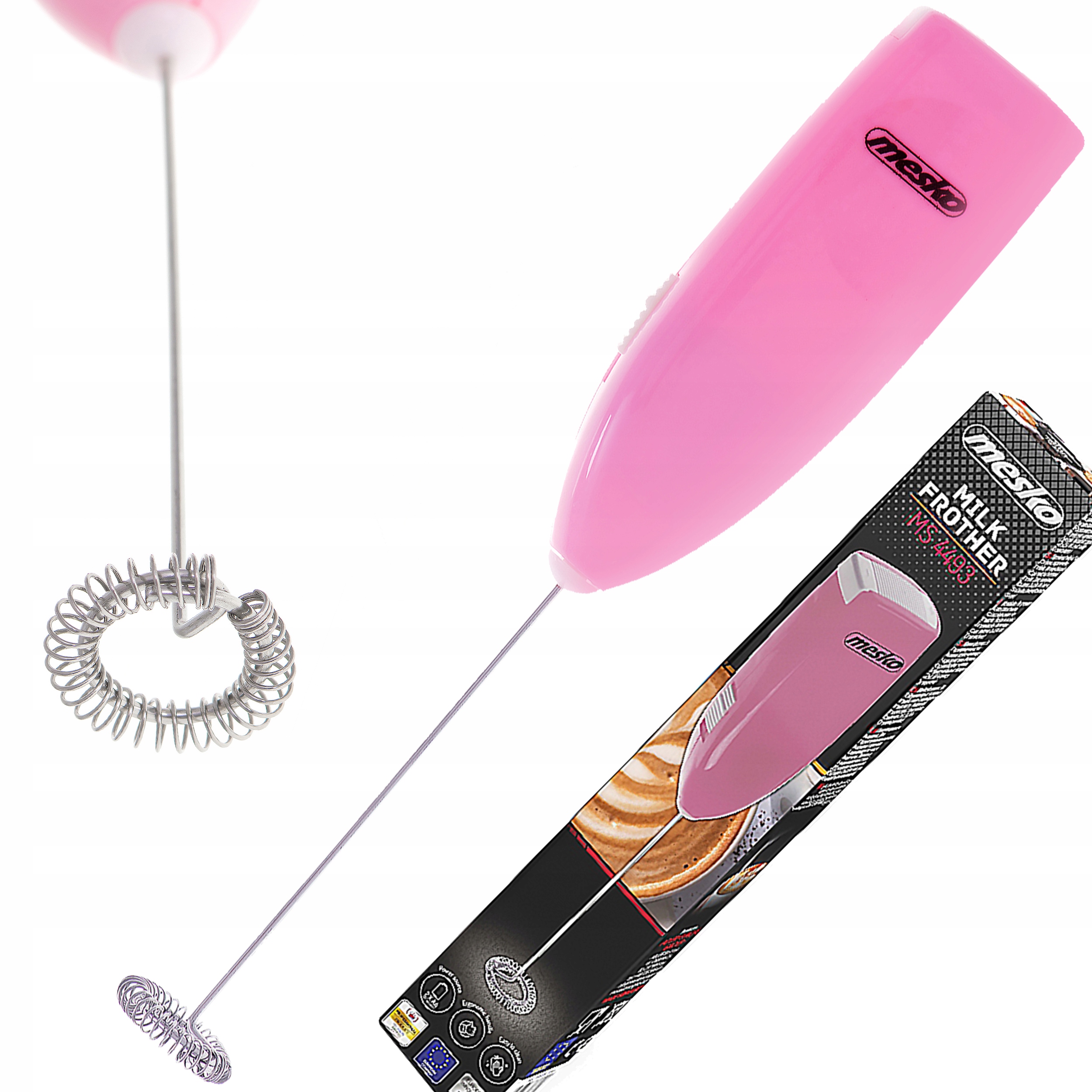 Spieniacz do Mleka MS 4493 Pink - Pianka w Sekundę!