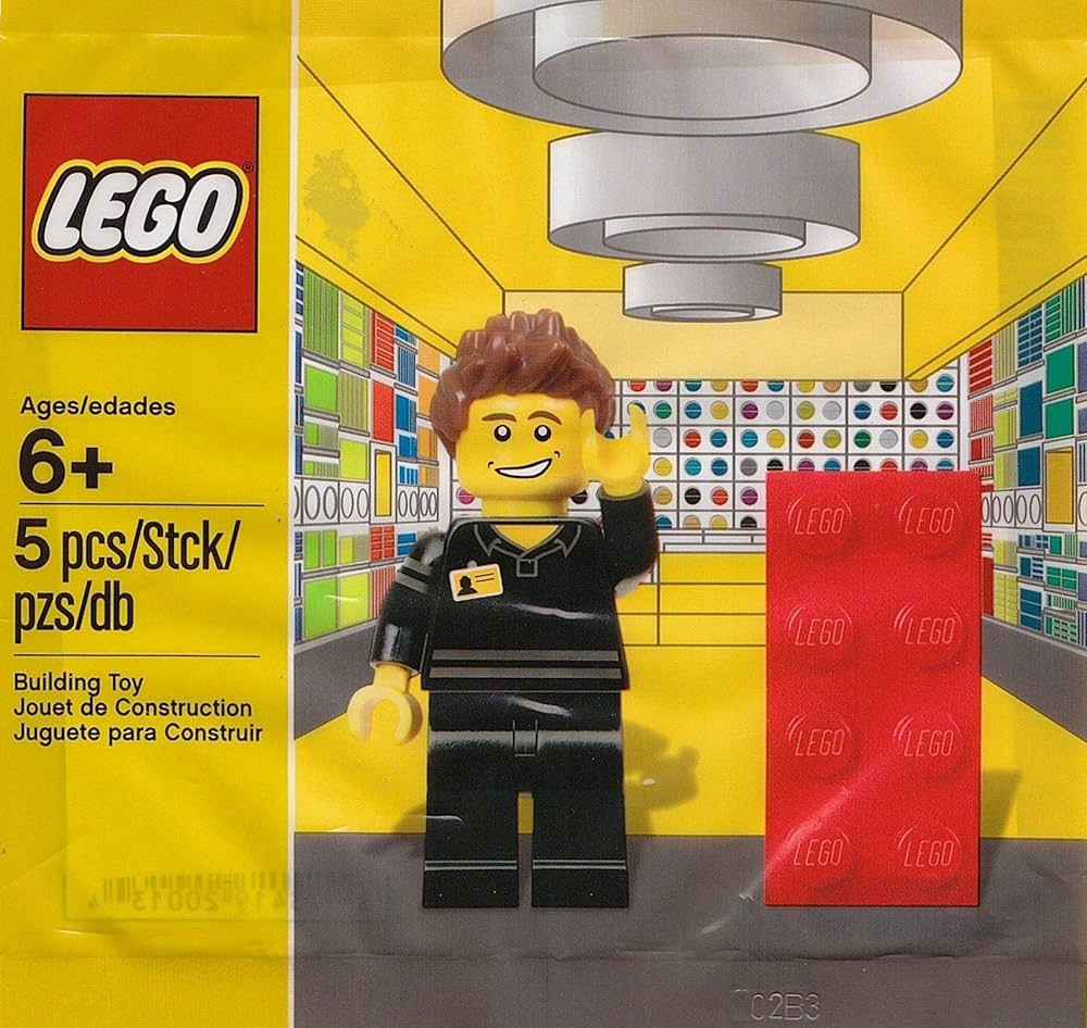 nový Lego Store Pracovník Obchodu 5001622 Polybag Unikát Misb 2013