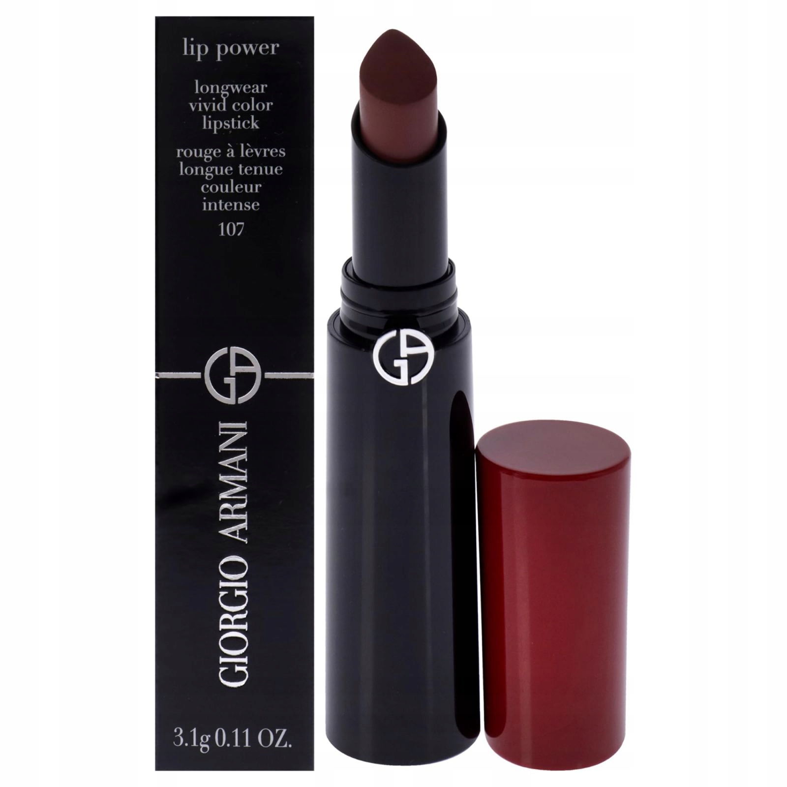 Armani Lip Power Dlouhotrvající Rtěnka 107