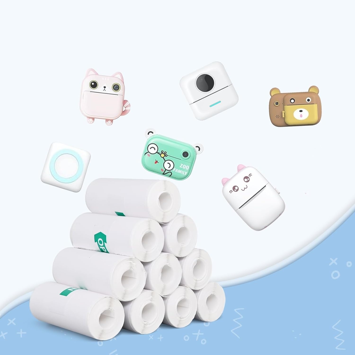 20X ROLEK PAPIER KASOWY DO DRUKARKI TERMICZNEJ KASY FISKALNEJ 57 x 25 mm EAN (GTIN) 6333333395