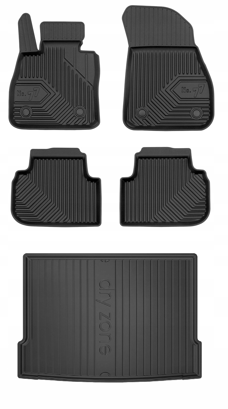 Set 77 Gumové koberce a rohože Bmw řady 1 F40 Hb od roku 2019- g