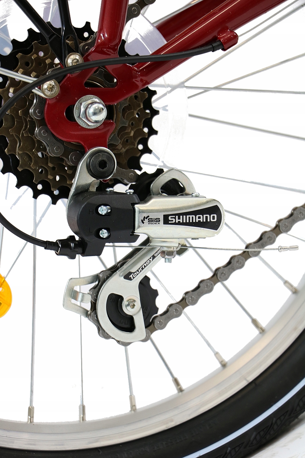 ROWER SKŁADANY MIEJSKI MĘSKI DAMSKI SKŁADAK Z BIEGAMI SHIMANO 20" Liczba biegów 6