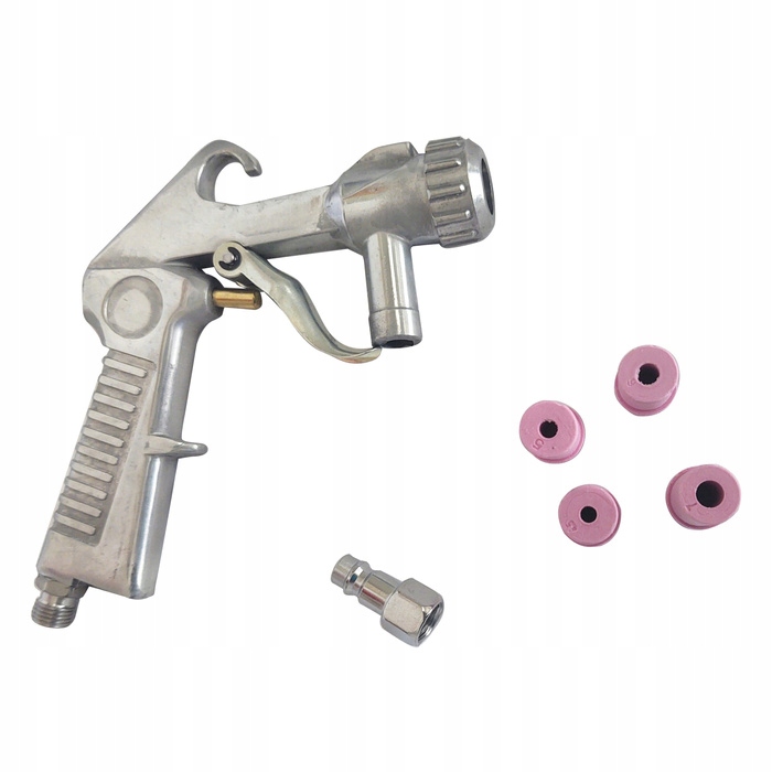 Pistolet do piaskowania LP-19 do piaskarki + 4 dysze LP-19C