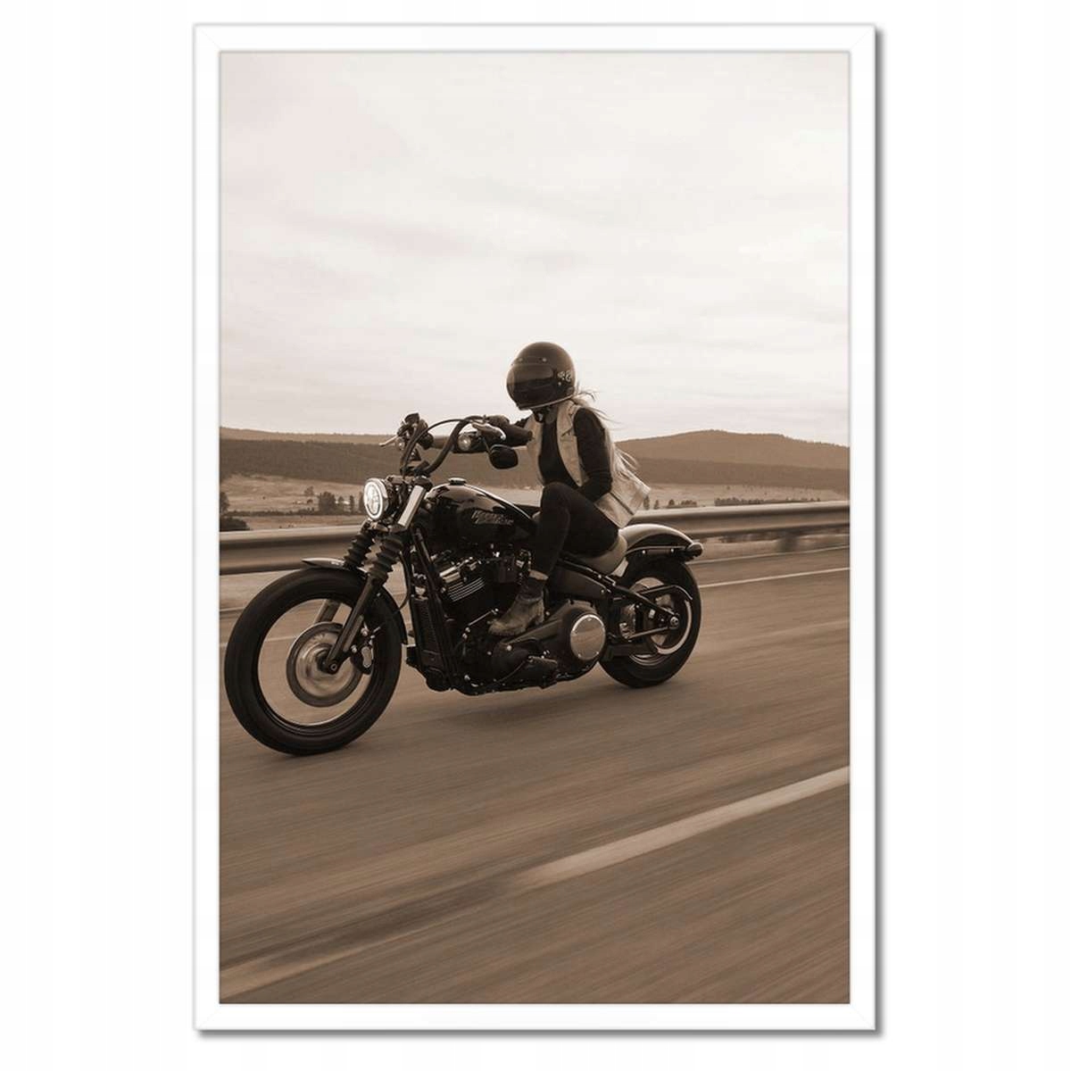 Plakáty v rámu 40x60 Harley Davidson Motocykl
