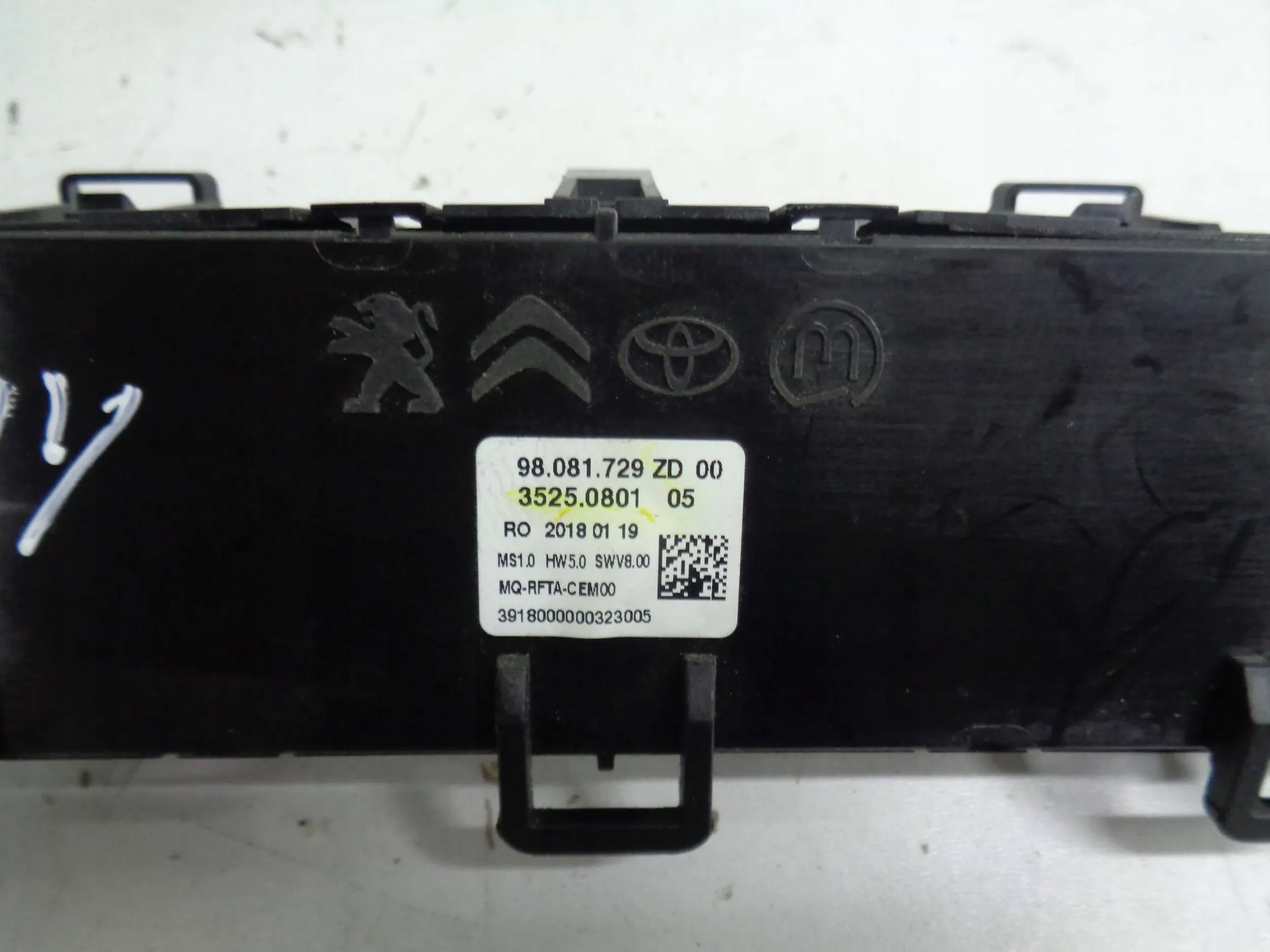 JUMPY III PROACE EXPERT 16r> PANEL Bouches buses Climatisateur air conditionné 98081729ZD