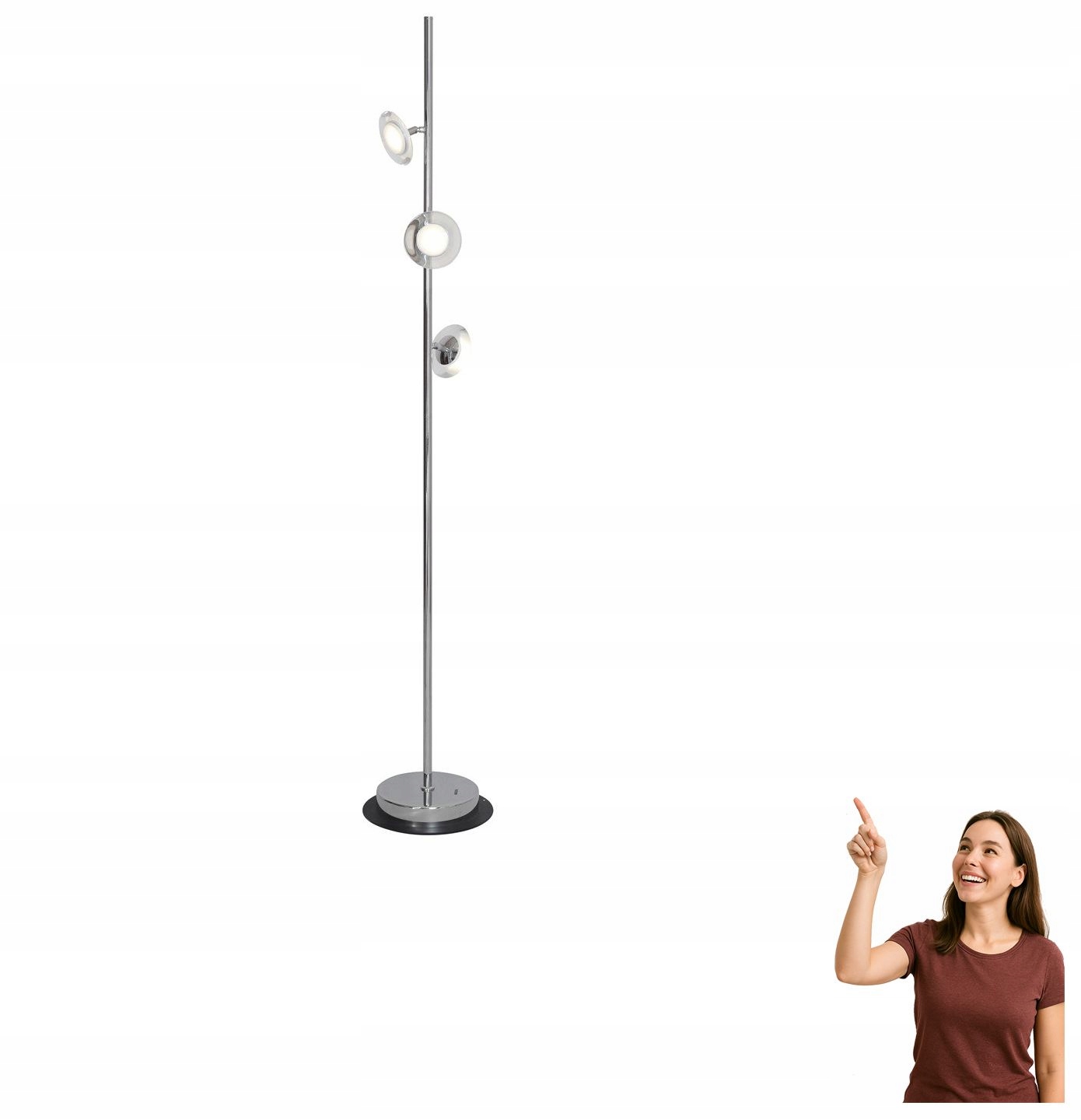 Led podlahová lampa 15W Ellipse ML177 Milagro
