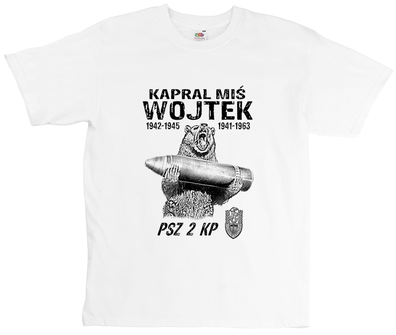 

koszulka patriotyczna kapral miś wojtek WZORYinne