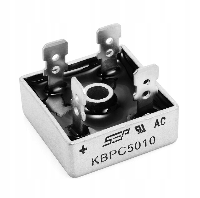 MOSTEK PROSTOWNICZY KBPC3510 35A/1000V 400A KWADRATOWY JEDNOFAZOWY