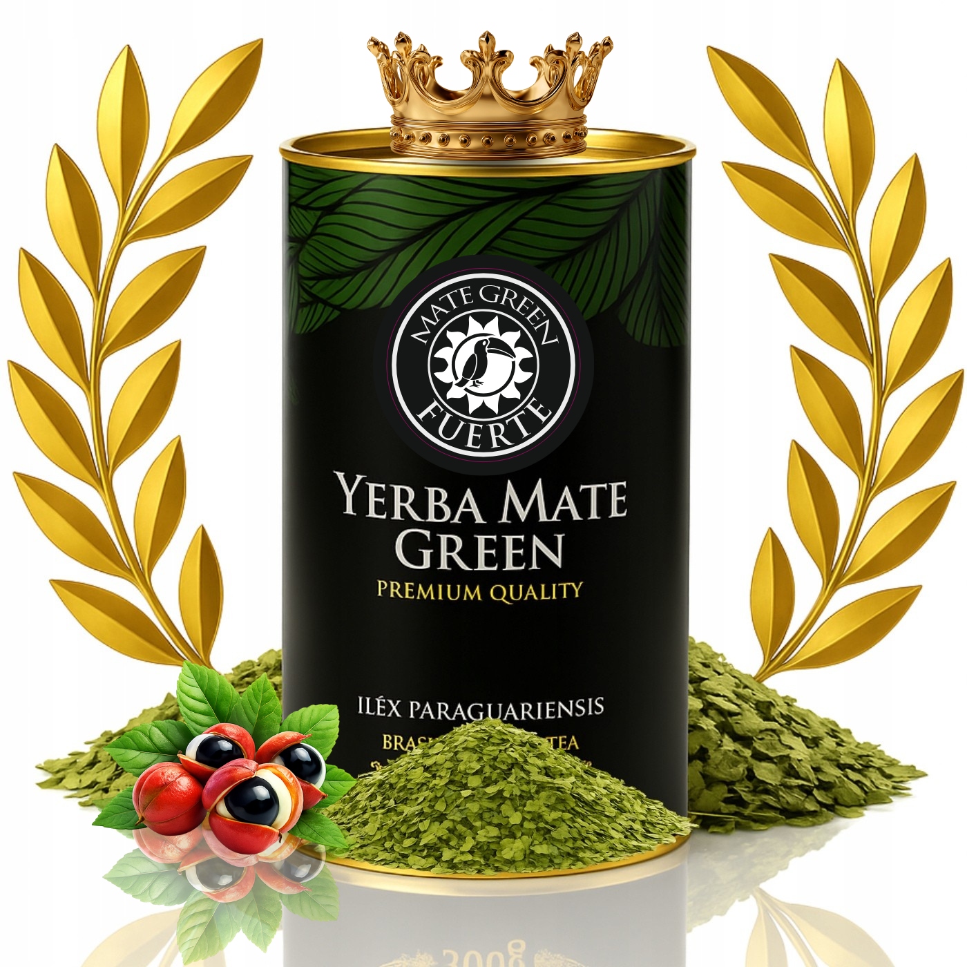 Levně Yerba Mate Green Premium Fuerte Guarana 300g Brazílie