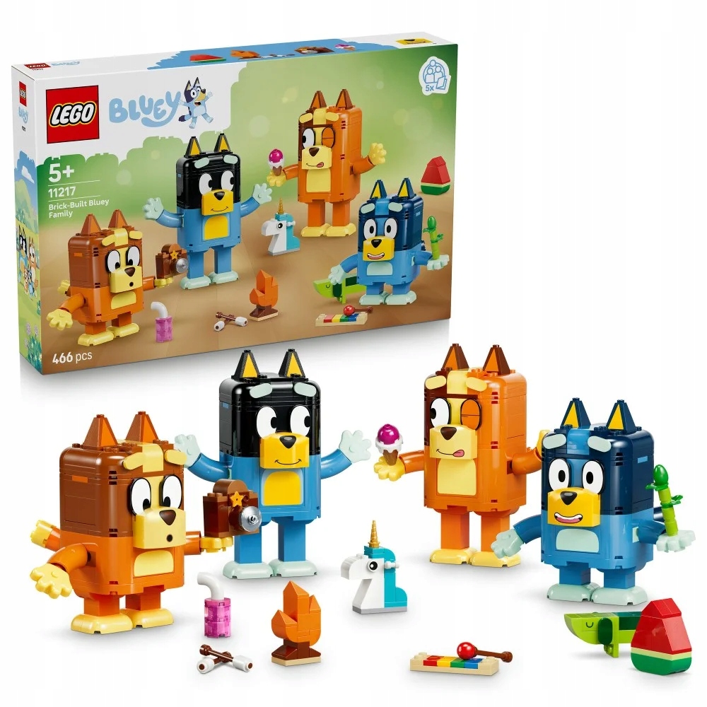 Lego 11217 Bluey Rodina Blue z kostek