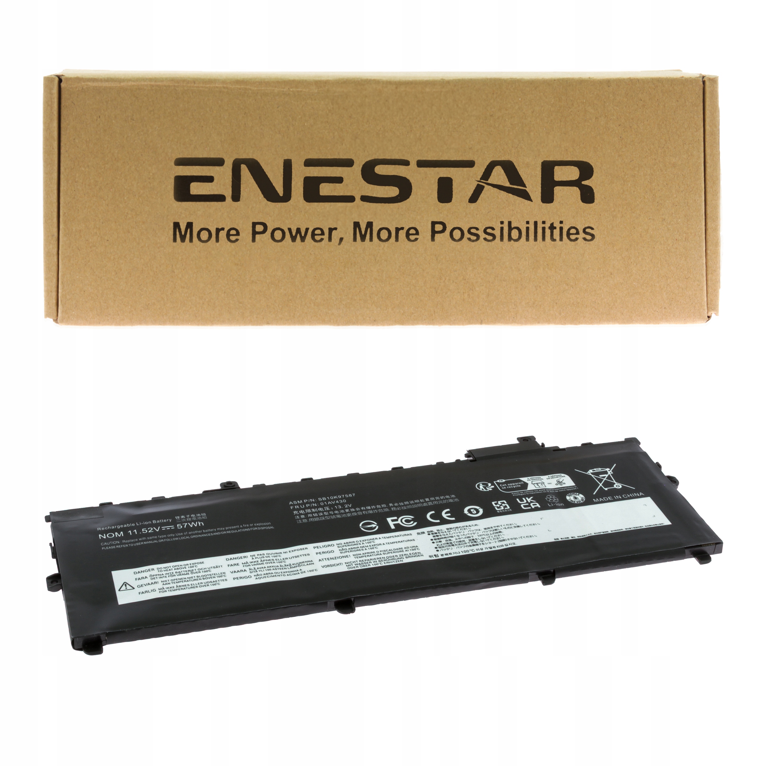 Premium bateria do Lenovo 01AV494 ThinkPad X1 Carbon 2017 2018 5th 6th G6